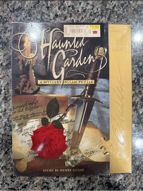 The Haunted Garden Story Mystery Jigsaw Puzzle By Henry Slesar Vintage 1997 NEW